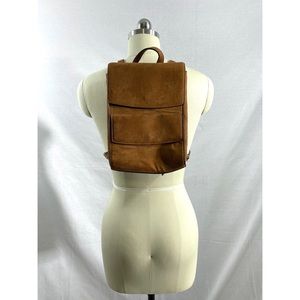 Faux suede mini backpack